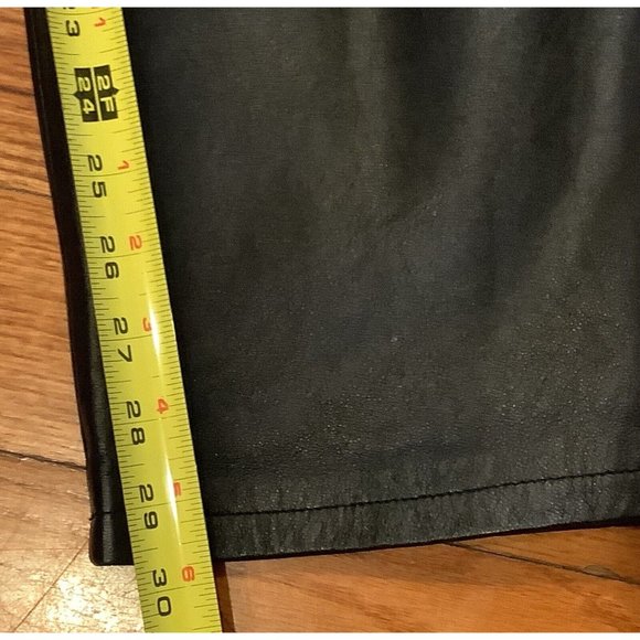 Doncaster Womens 100% Black Leather Pants Lined No Size Tag See Measurements - Picture 8 of 14